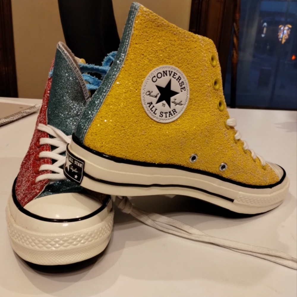CONVERSE "ALL STAR 70 HI / JW ANDERSON GLITTER"